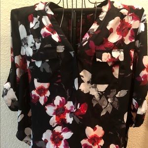 TORRID Pullover Floral Print Blouse